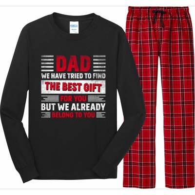 Father's Day For Dad From Daughter Son Wife For Daddy Meaningful Gift Long Sleeve Pajama Set