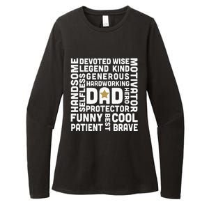 Father's Day For Dads Worlds Greatest Dad Proud Father Womens CVC Long Sleeve Shirt