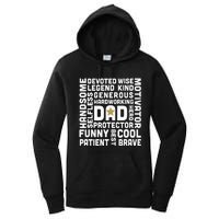 Father's Day For Dads Worlds Greatest Dad Proud Father Women's Pullover Hoodie