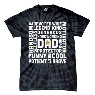 Father's Day For Dads Worlds Greatest Dad Proud Father Tie-Dye T-Shirt