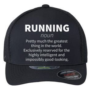 Funny Definition Funny 5k Marathon Runner Gift Flexfit Unipanel Trucker Cap