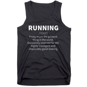 Funny Definition Funny 5k Marathon Runner Gift Tank Top