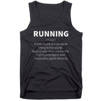 Funny Definition Funny 5k Marathon Runner Gift Tank Top