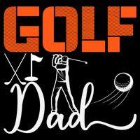 Father's Day Funny Golf Dad Best Dad By Par Gift For Dad Impact Tech Backpack