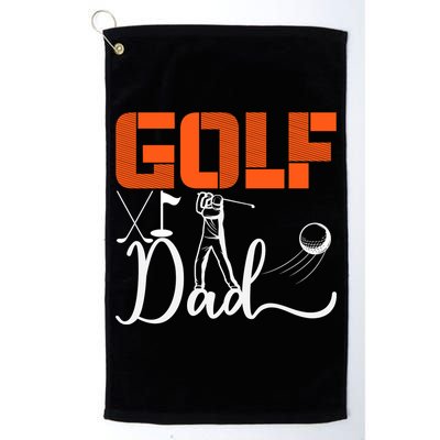 Father's Day Funny Golf Dad Best Dad By Par Gift For Dad Golf Towel