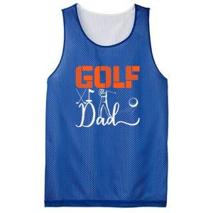 Father's Day Funny Golf Dad Best Dad By Par Gift For Dad Mesh Reversible Basketball Jersey Tank