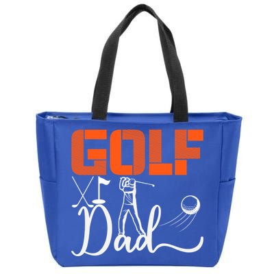 Father's Day Funny Golf Dad Best Dad By Par Gift For Dad Zip Tote Bag