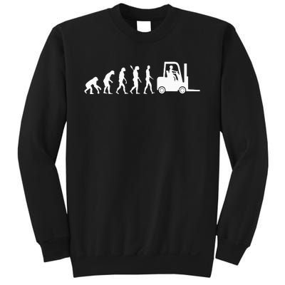 Forklift Driver Fork Hoist Evolution Warehouse Worker Sweatshirt