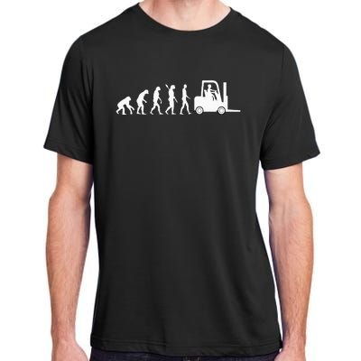 Forklift Driver Fork Hoist Evolution Warehouse Worker Adult ChromaSoft Performance T-Shirt