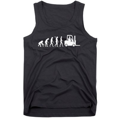 Forklift Driver Fork Hoist Evolution Warehouse Worker Tank Top