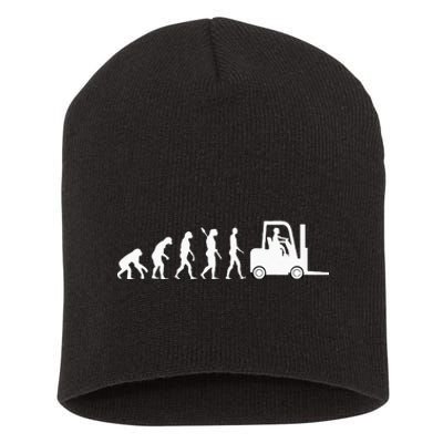 Forklift Driver Fork Hoist Evolution Warehouse Worker Short Acrylic Beanie