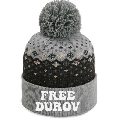 Free Durov The Baniff Cuffed Pom Beanie