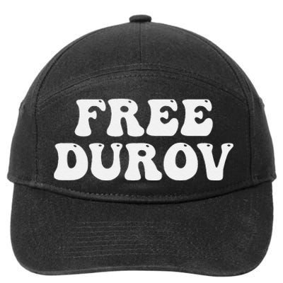 Free Durov 7-Panel Snapback Hat