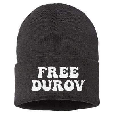 Free Durov Sustainable Knit Beanie