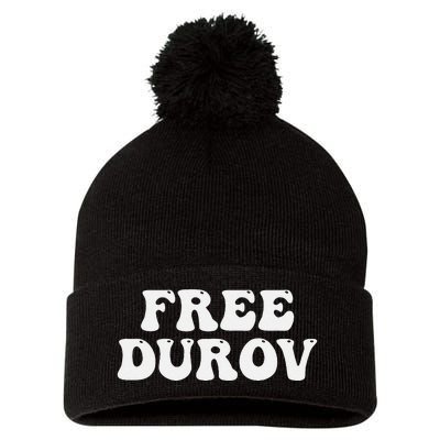 Free Durov Pom Pom 12in Knit Beanie