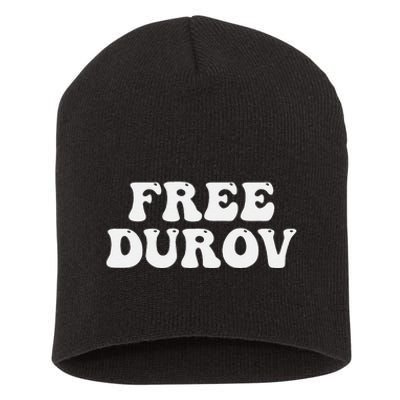 Free Durov Short Acrylic Beanie