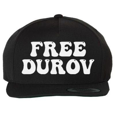 Free Durov Wool Snapback Cap