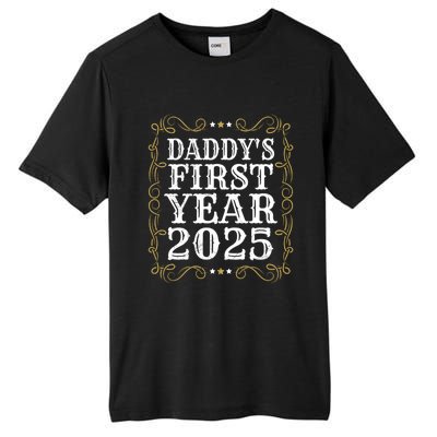 Fathers DaddyS First Year 2025 Dadtobe 1st Fathers Day Gift Tall Fusion ChromaSoft Performance T-Shirt