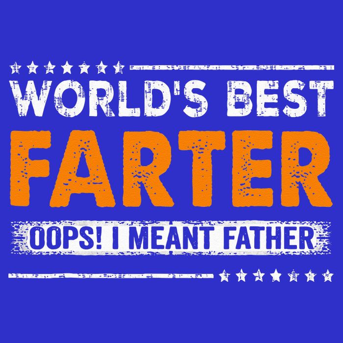 Fathers Day Funny Worlds Best Farter I Mean Father Womens Tank Top