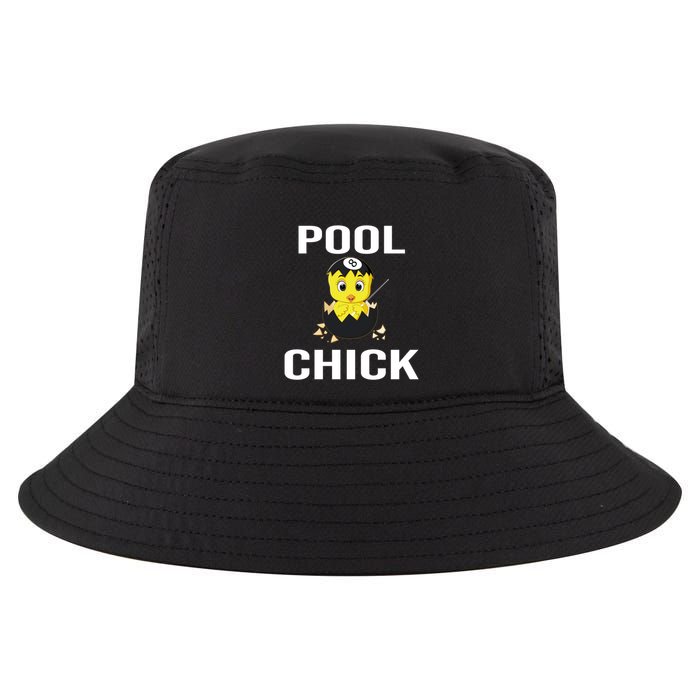 Father's Day Funny Pool Chick 8 Ball Billiards Gift For Dad Cool Comfort Performance Bucket Hat