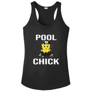 Father's Day Funny Pool Chick 8 Ball Billiards Gift For Dad Ladies PosiCharge Competitor Racerback Tank