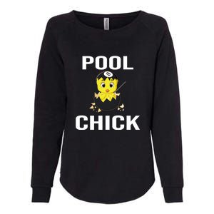 Father's Day Funny Pool Chick 8 Ball Billiards Gift For Dad Womens California Wash Sweatshirt