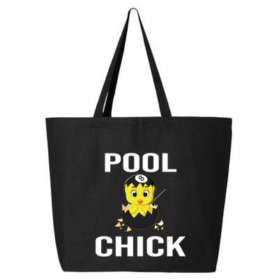 Father's Day Funny Pool Chick 8 Ball Billiards Gift For Dad 25L Jumbo Tote