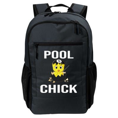 Father's Day Funny Pool Chick 8 Ball Billiards Gift For Dad Daily Commute Backpack