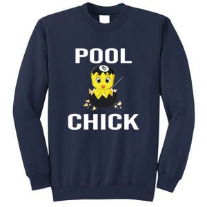 Father's Day Funny Pool Chick 8 Ball Billiards Gift For Dad Sweatshirt