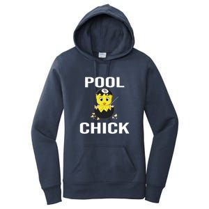 Father's Day Funny Pool Chick 8 Ball Billiards Gift For Dad Women's Pullover Hoodie