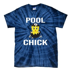 Father's Day Funny Pool Chick 8 Ball Billiards Gift For Dad Tie-Dye T-Shirt