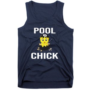 Father's Day Funny Pool Chick 8 Ball Billiards Gift For Dad Tank Top