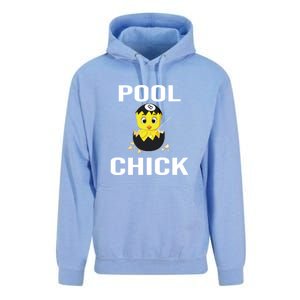 Father's Day Funny Pool Chick 8 Ball Billiards Gift For Dad Unisex Surf Hoodie