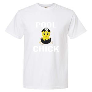 Father's Day Funny Pool Chick 8 Ball Billiards Gift For Dad Garment-Dyed Heavyweight T-Shirt