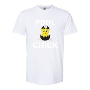 Father's Day Funny Pool Chick 8 Ball Billiards Gift For Dad Softstyle CVC T-Shirt