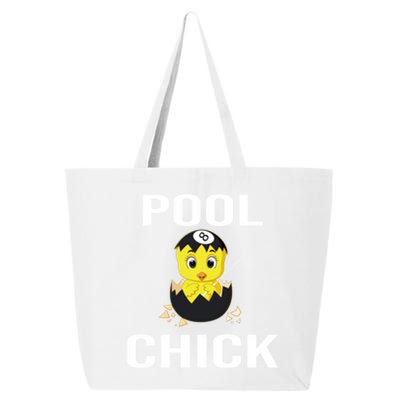 Father's Day Funny Pool Chick 8 Ball Billiards Gift For Dad 25L Jumbo Tote