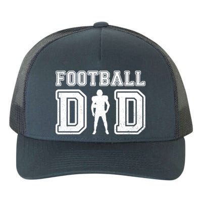 Football Dad FatherS Day Vintage Football Daddy Papa Father Great Gift Yupoong Adult 5-Panel Trucker Hat