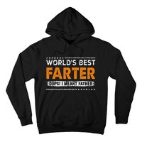 Fathers Day Funny Worlds Best Farter I Mean Father Hoodie