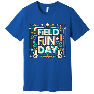 Field Day Fun Day 2024 Funny For Teacher And Field Day Gift Premium T-Shirt