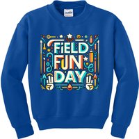 Field Day Fun Day 2024 Funny For Teacher And Field Day Gift Kids Sweatshirt