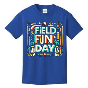 Field Day Fun Day 2024 Funny For Teacher And Field Day Gift Kids T-Shirt