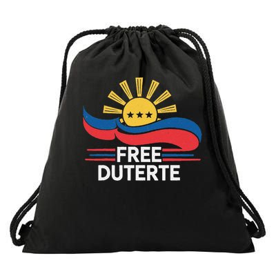 Free DU30 Free Duterte I Stand For Duterte Drawstring Bag