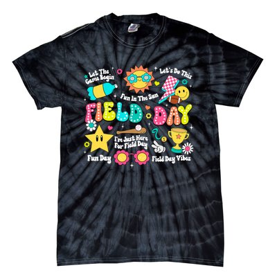 Field Day Fun Day Let The Games Begin 2024 Teacher Tie-Dye T-Shirt