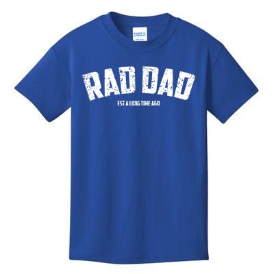 Fathers Day Funny Gift For Cool Dad Rad Dad Gift Kids T-Shirt