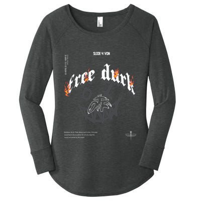 Free Durk Women's Perfect Tri Tunic Long Sleeve Shirt
