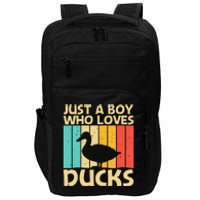 Funny Duck Farmer Hunting Lovers Impact Tech Backpack