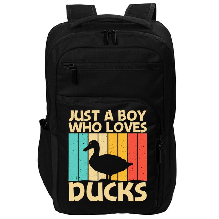 Funny Duck Farmer Hunting Lovers Impact Tech Backpack