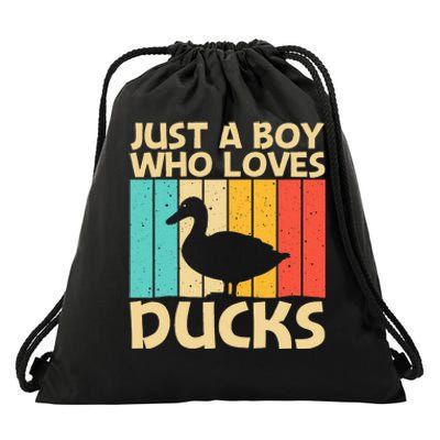 Funny Duck Farmer Hunting Lovers Drawstring Bag