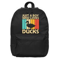 Funny Duck Farmer Hunting Lovers 16 in Basic Backpack