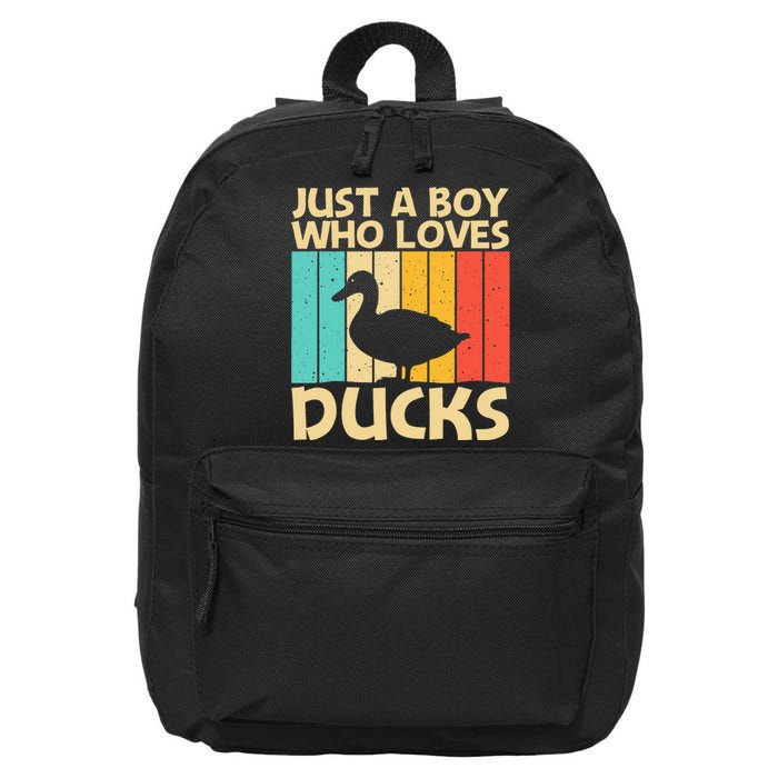 Funny Duck Farmer Hunting Lovers 16 in Basic Backpack